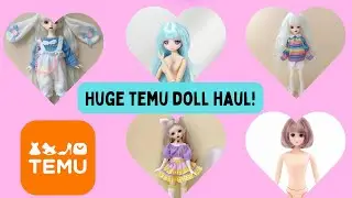 Huge Temu Doll Haul and Barbie Size Clothes *adult collector*