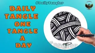Daily Tangle - Pattern  Focus -  Hurry Holli  | How to draw | #DailyTangler