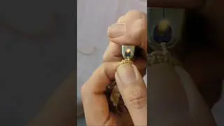 Miyuki Peyote stitch bracelet with 18k gold in progress!