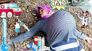 Drama Lucu 🤣🤰 Keracunan makanan ibu hamil kejang mulut nya berbusa