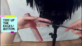 Basic Uniform Layer Haircut Barber Training Video, How to cut hair men, Barbering for beginners.