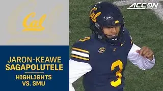 Cal QB Jaron-Keawe Sagapolutele Highlights vs. SMU