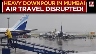 Mumbai Rains Disrupt Flights: IMD Red Alert For Next 2 Days, Over 350 Delays Amid Heavy Rainfall!