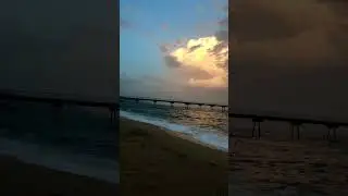 Beach Badalona #shorts #evning #spain #beach #playa #beach2022 #sea #mar #море #испания #пляж