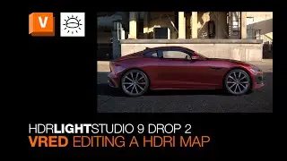 Editing HDRI Maps for Perfect Lighting in VRED | HDR Light Studio 9 Drop 2 Tutorial