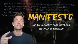 How to write a Manifesto