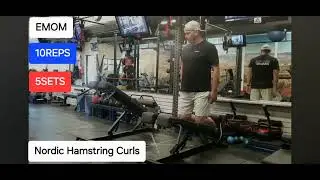 Nordic Hamstring Curls- 5min EMOM Lower