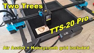 Two Trees TTS-20 Pro laser engraver and cutter - good for cutting, great for engraving