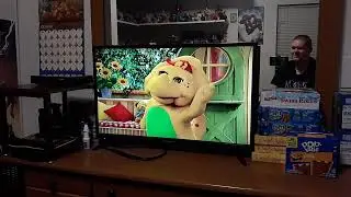 Вступительное/меню-прохождение DVD-диска «Барни: заходите в дом Барни» 2000 года