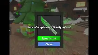  Come with me to spin for the new snow blade knife! | Murder Mystery 2