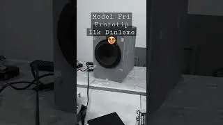 Model Fri Prototip İlk Dinleme #audio #hifi #hoparl&ouml;r #design #engineering #electronics