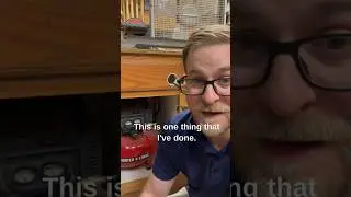 Small Shop Air Compressor Hack! #woodworking #smallshop #hack