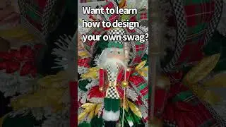 DIY Holiday Swags- A Christmas Nutcracker Masterpiece #shortsvideo #christmasdecorations