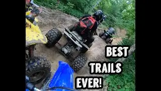 The BEST dirt bike TRAILS EVER!!RIDING WITH BROKE HAND 🤚🏾