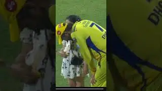 MS Dhoni talking her daughter #shortsvideo #ytshorts
