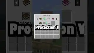 I Got a Protection V Enchantment Book - This is how I did it #MinecraftFacts #Minecraft #shorts