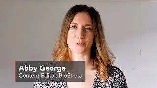 Abby George - BioStrata Content Editor (now Senior Content Editor)