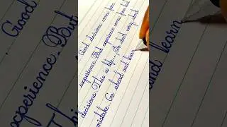 best and neat cursive handwriting in English #handwriting #cursive #art #trending #calligraphy