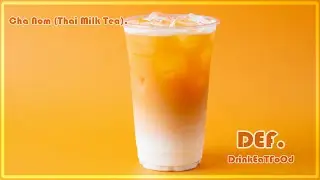 ☕ DEf.DrinkEaTfoOd Cha Nom Vibes Thai Milk Tea Lo-Fi Beats & Chill Cafe Music