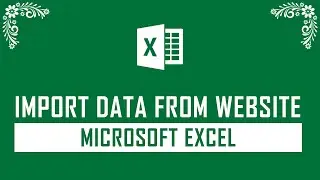 Import the Data from Website to Microsoft Excel | Excel Tips | Tamil Tech Pistha