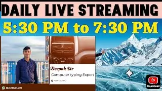 Daily Live Streaming 5: 30 PM to 7 : 30 PM 