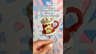 Tutorial coming soon for this marshmallow hot cocoa cup! #christmas #treatmaker #chocolatetutorial