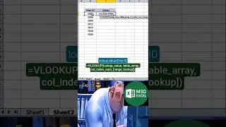 Fetch Salary by Employee ID using VLOOKUP in Excel | Excel Formula #exceltips #exceltricks#ytshorts