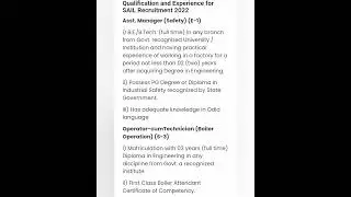 SAIL RECRUITMENT 2022 FOR 325 VACANCIES: SALARY UP TO 160000