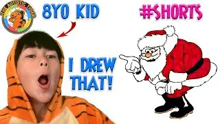8yo Autistic Savant Draws - The Night Before Christmas | Disney's Silly Symphonies #shorts