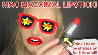 НОВАЯ МАТОВАЯ ПОМАДА MAC MACXIMAL - LADY DANGER!.. Она лучше оригинала?