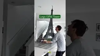 Carrying this 5 ft LEGO Eiffel Tower