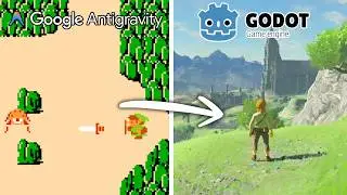 O Antigravity recriou ZELDA do ZERO na GODOT (Eu n&atilde;o tava pronto)