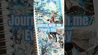Journal with me#journey #journal #sticker #journaling #art #chineseculture #relaxing #blue #green
