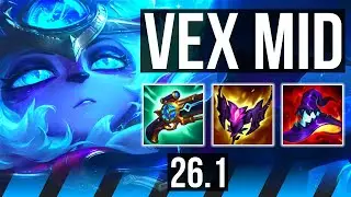 VEX vs AKALI (MID) | Good KDA: 16/2/5 | EUW Diamond | 26.1