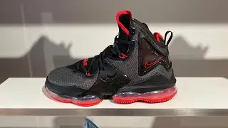 Nike LeBron 19 &ldquo;Bred&rdquo; (Black/University Red/Black) Men&rsquo;s Shoes - Style Code: CZ0203-001