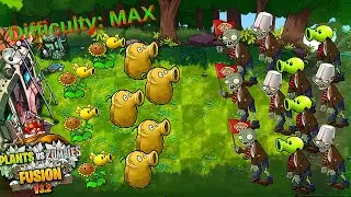 PVZ Fusion &ndash; Level 1-5| Difficulty: MAX | Version 3.2