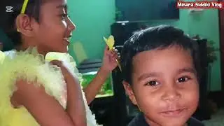 চার ভাইবোন মিলে একজোড়া জুতা পরা রিকোন ভাই মহারানীর জন্য মিষ্টি নিয়ে আসলো।  #Minara Siddiki Vlog 
