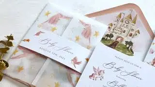 Fairy World Baby Shower Invitation Template