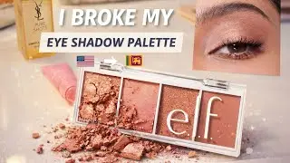 e.l.f. Palette BROKE During Shipping 🇺🇸&rarr;🇱🇰 😱 | Honest Review #srilanka #elfcosmetics #subscribe 