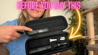 Electric Toothbrush Travel Case with Mesh Pocket - Fits Oral-B & Philips Sonicare