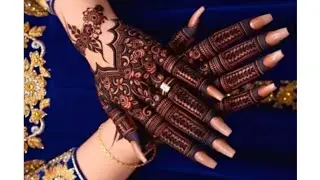 ||top 10 special bridal party mehndi design letest new mehndi design||