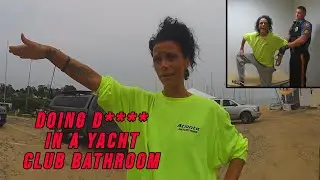 Crazy Homeless Woman Assaults Cops After Doing D**** in a Yacht Club Bathroom