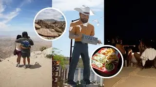 Birthday Vlog in Joshua Tree | Exploring the Mojave Desert | Trying New Food | Campfire | pt.1