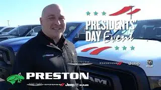 Preston CDJR Presidents' Day Sales Event