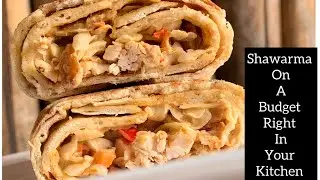 👉 Homemade Shawarma on a Budget 🌯 | Easy Street-Style Recipe(Happy Birthday to Honey 🥳🎉)