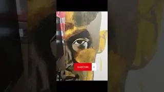 How I paint Kobe Bryant - Work in Progress #youtubeshorts #acrylicpainting