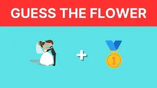 Guess the Flower by emoji | Part 1 #TheQuizTime