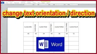 How to Change Text Direction in MS Word  Change Text Orientation in Microsoft word Bangla tutorial