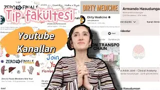 Tıp fakültesi için youtube kanalı önerilerim🙇‍♀️