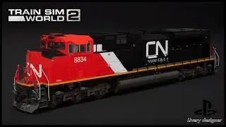 SD70ACe  (TSW2/ PS4) How to Build CN on livery designer -Time Lapse